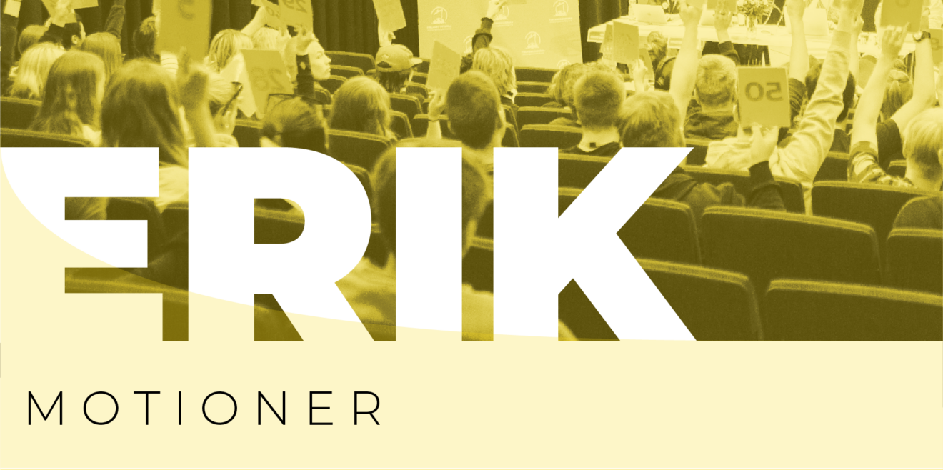 Skicka in motioner till ERIK 2024